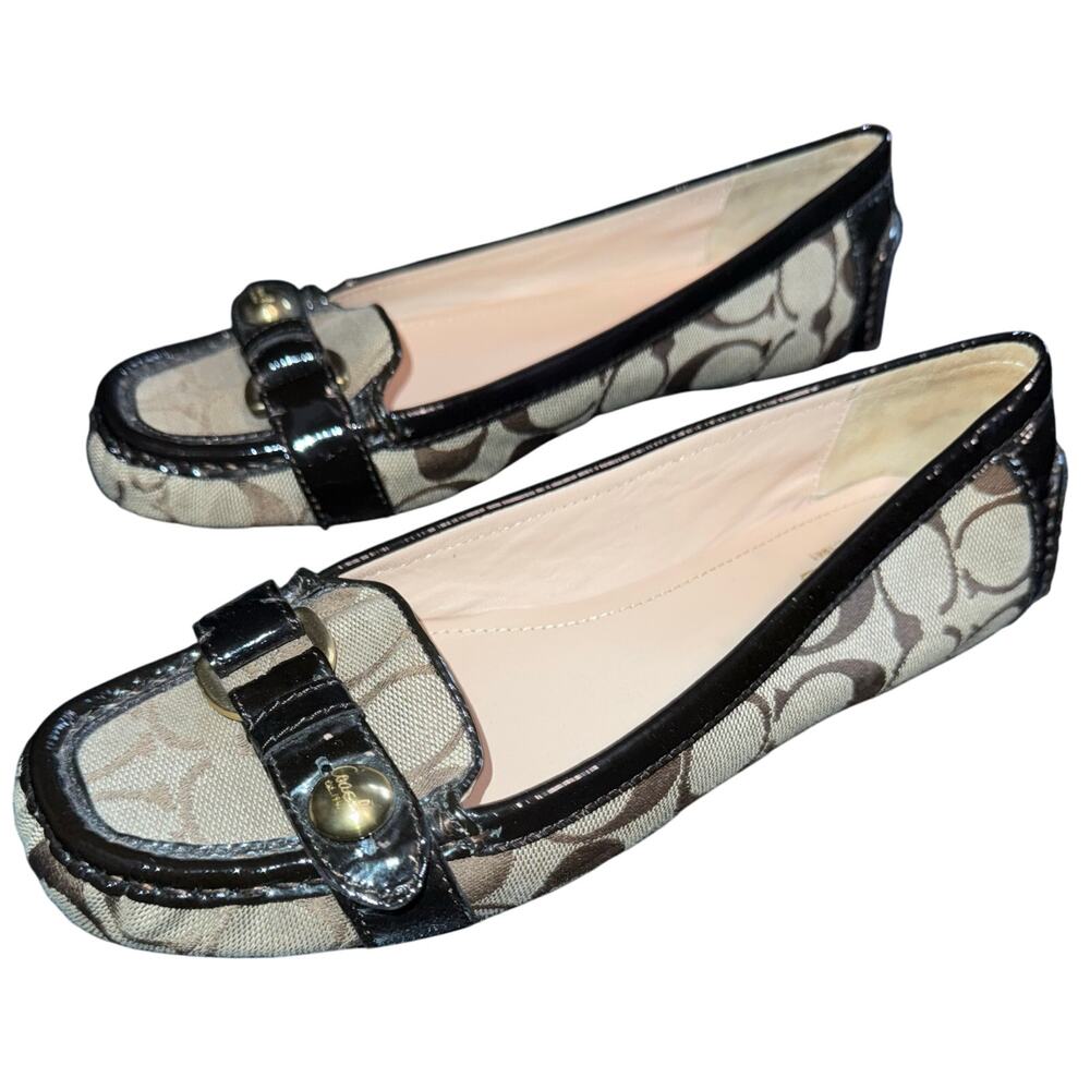 Coach Hellen Buckle Casual Flats - size 7.5